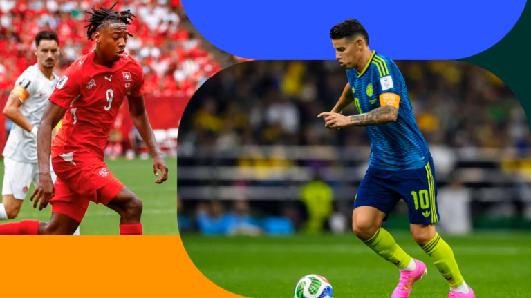 Su&iacute;&ccedil;a x Col&ocirc;mbia: As escala&ccedil;&otilde;es prov&aacute;veis de duelo das oitavas de final da Copa do Mundo